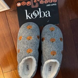 Fall Pumpkin Slippers